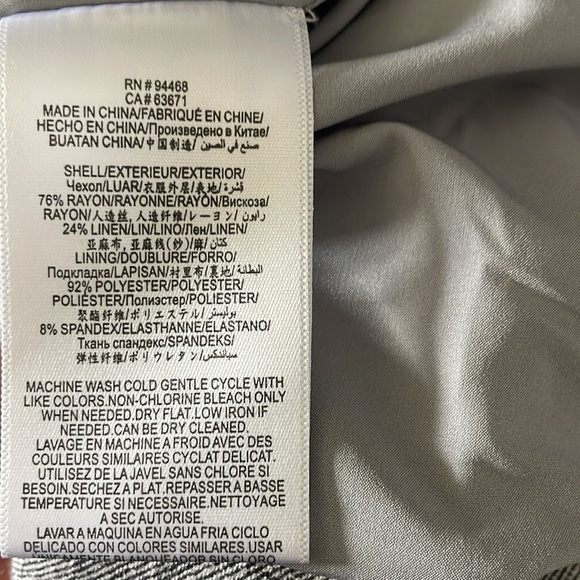 BCBGeneration Women’s Heather Gray Boyfriend Blazer Suit Jacket - Size Medium - Picture 3 of 5